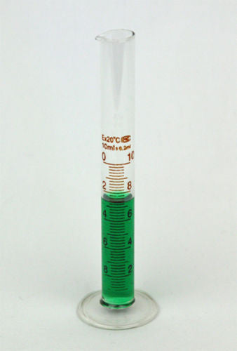 Glass Cylinder 10 mL Graduated